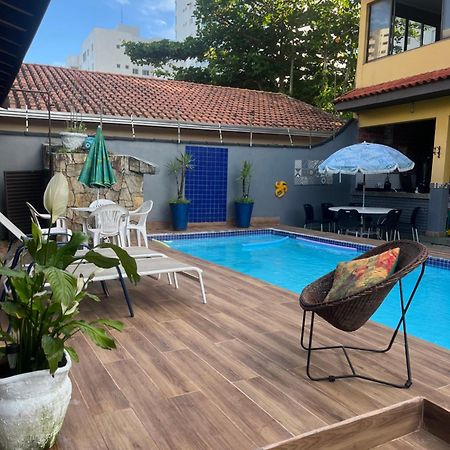 Lindo Sobrado Amarelo -Proximo A Praia Mongaguá Kültér fotó