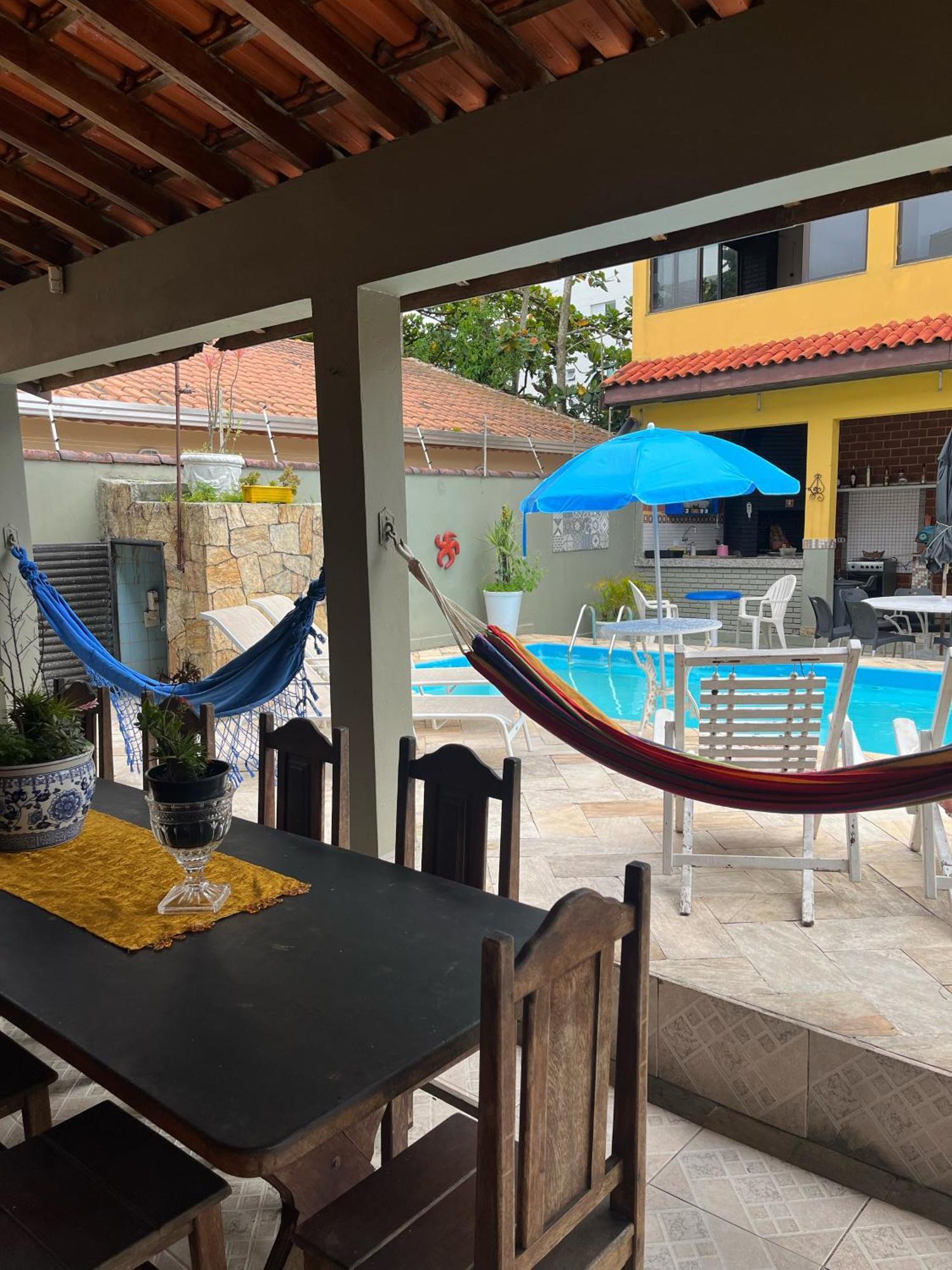 Lindo Sobrado Amarelo -Proximo A Praia Mongaguá Kültér fotó