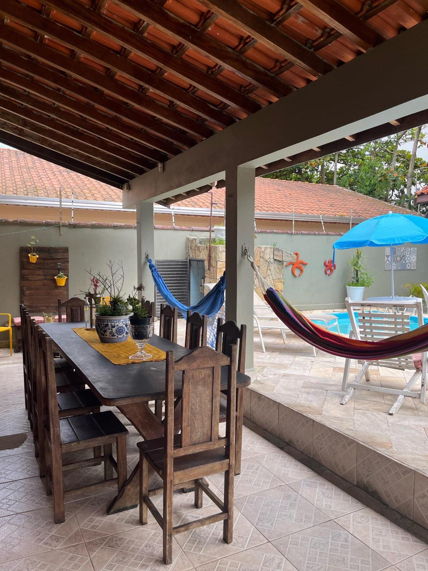 Lindo Sobrado Amarelo -Proximo A Praia Mongaguá Kültér fotó